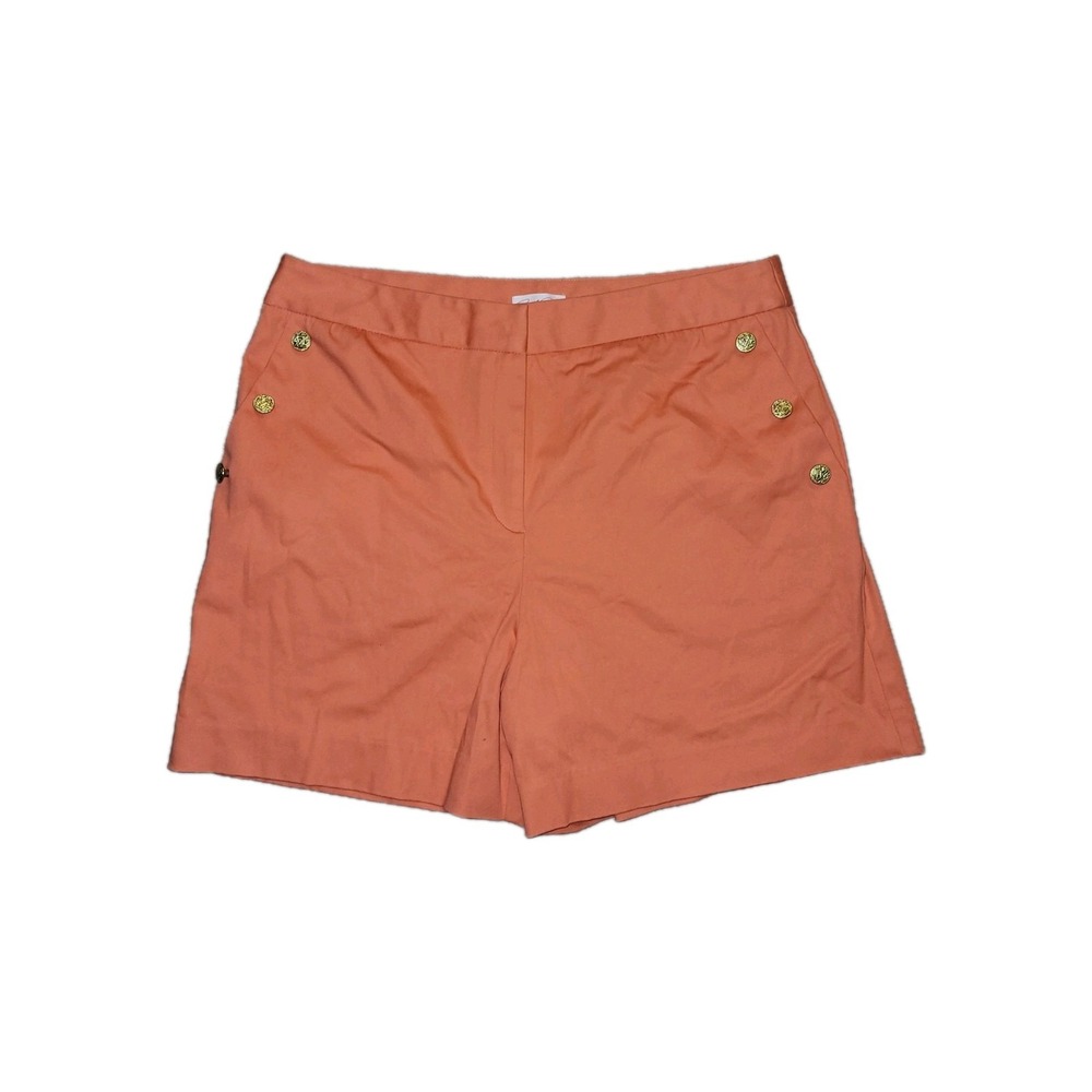 MARILYN MONROE tangerine 12 Front Buttoned Bermuda Shorts Summer Sexy Comfort